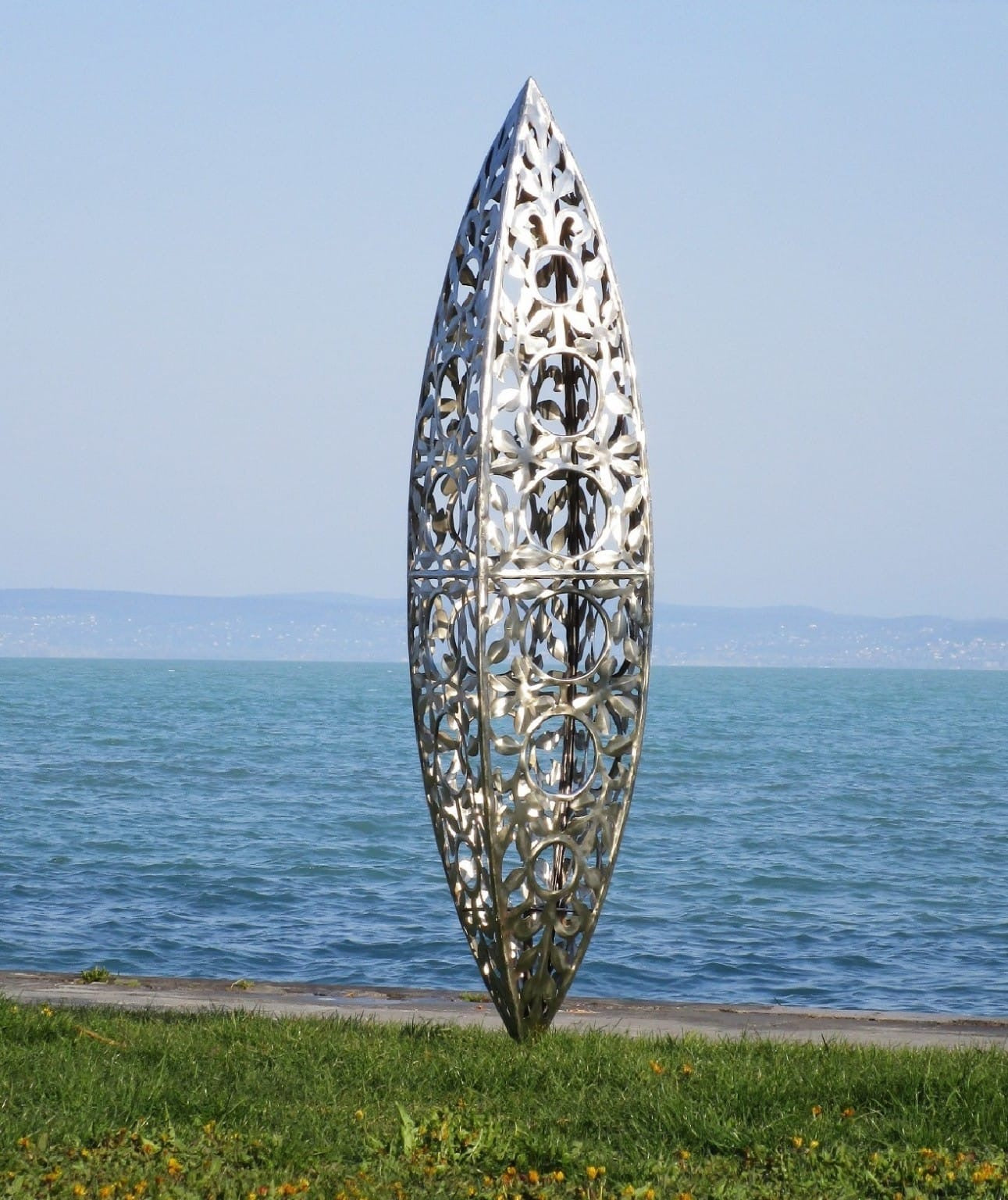 Renesance Blätterzapfen (edelstahl) 40x40x200 10kg