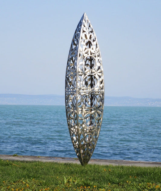 Renesance Blätterzapfen (edelstahl) 40x40x200  10kg