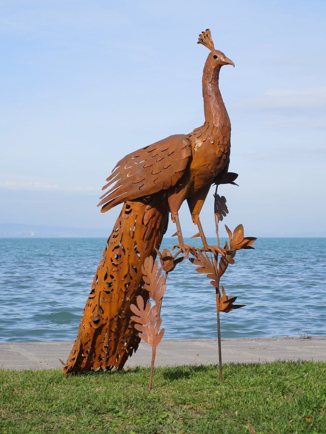 Pfau (rostig) 50x75x118  5,5kg