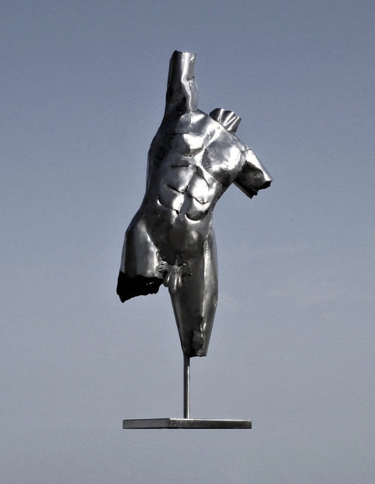 Männlicher Torso (edelstahl) 52x31x123  6,5kg