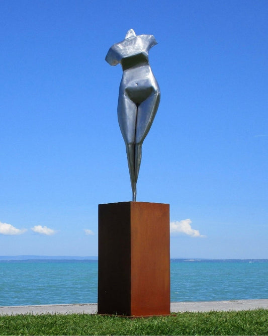 Aphrodite 272 (edelstahl+rostig) 56x56x272  32kg