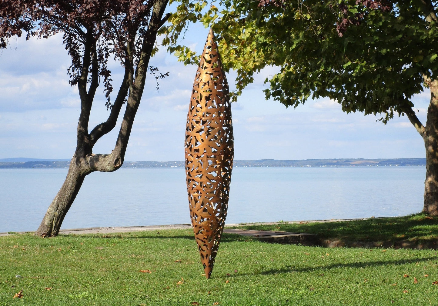 Blätterzapfen (rostig) 40x40x200  6kg