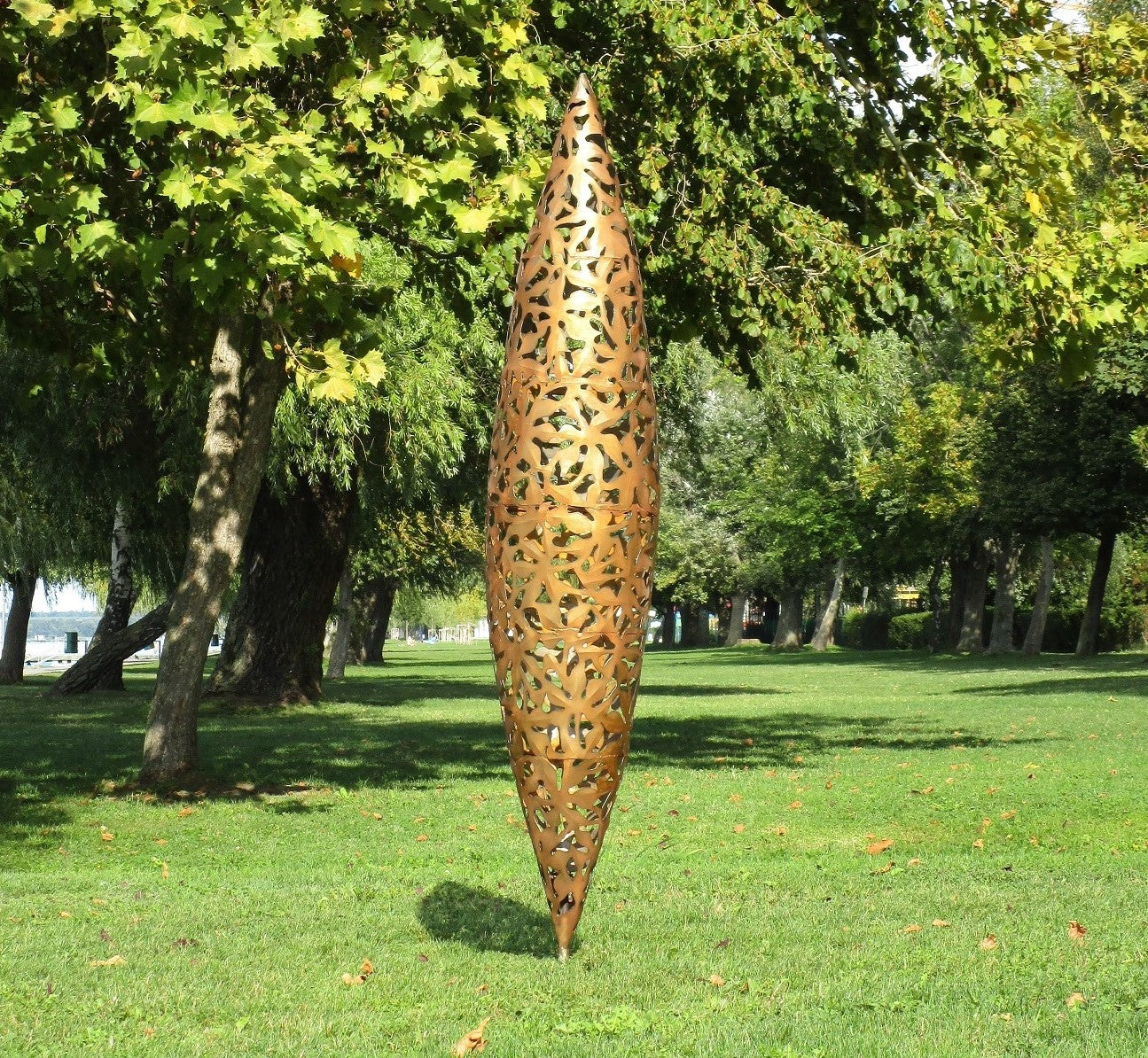 Blätterzapfen (rostig) 40x40x200  6kg