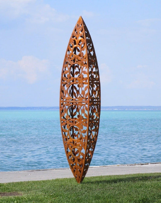 Renesance Blätterzapfen (rostig) 40x40x200  10kg