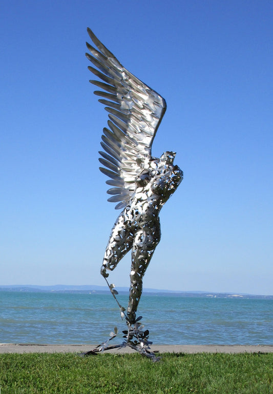 Gartenengeln (edelstahl) 122x105x305  17kg