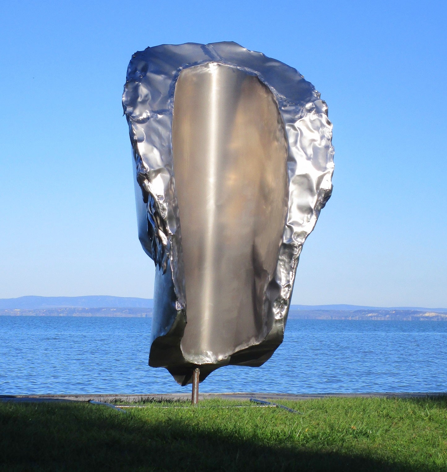 Männlicher Kopf Caesar (edelstahl) 113x104x213  63kg