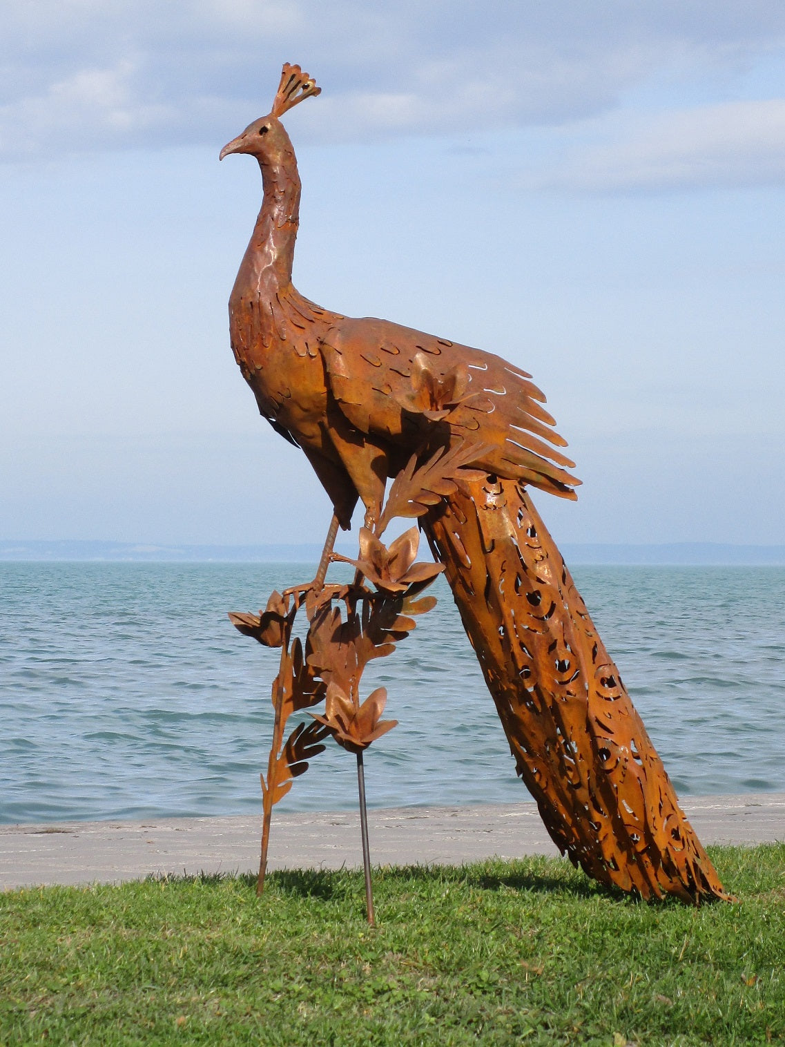 Pfau (rostig) 50x75x118  5,5kg